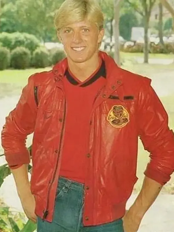 Asal Vision Leather Jackets | Cobra Kai Johnny Lawrence Leather Jacket Red