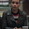 Asal Vision Black Jackets | Leather Jackets | Cobweb 2023 Cleopatra Coleman Biker Jacket Black
