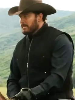 Asal Vision Vests | Cole Hauser Yellowstone Rip Wheeler Vest Black