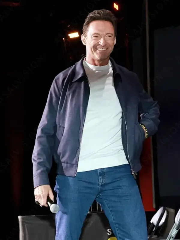 Asal Vision Cotton Jackets | Comic-Con 2024 Hugh Jackman Jacket Blue