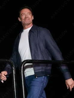 Asal Vision Cotton Jackets | Comic-Con 2024 Hugh Jackman Jacket Blue