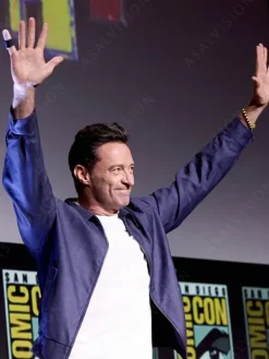 Asal Vision Cotton Jackets | Comic-Con 2024 Hugh Jackman Jacket Blue