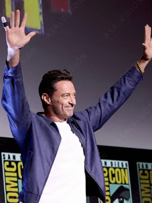 Asal Vision Cotton Jackets | Comic-Con 2024 Hugh Jackman Jacket Blue