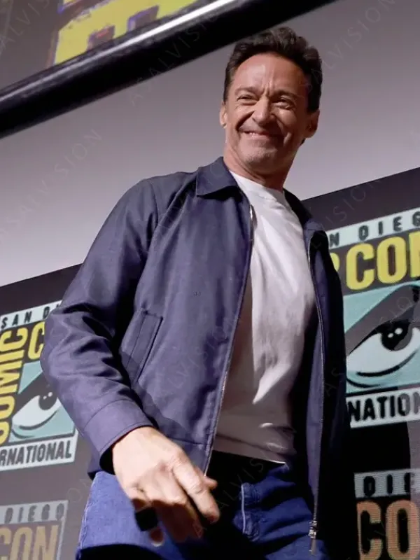 Asal Vision Cotton Jackets | Comic-Con 2024 Hugh Jackman Jacket Blue