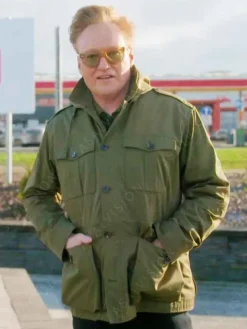 Asal Vision Cotton Jackets | Conan O’Brien Must Go 2024 Jacket Green