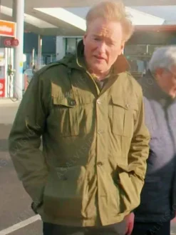 Asal Vision Cotton Jackets | Conan O’Brien Must Go 2024 Jacket Green