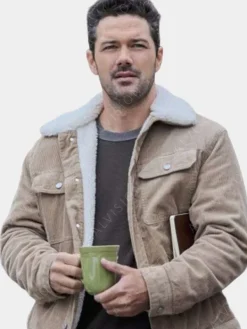 Asal Vision Cotton Jackets | Coyote Creek Christmas Ryan Paevey Sherpa Jacket Brown