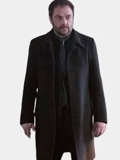 Asal Vision Men Coats | Crowley TV Series Supernatural Coat Black