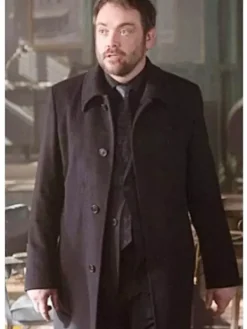 Asal Vision Men Coats | Crowley TV Series Supernatural Coat Black
