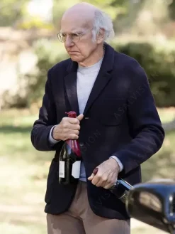 Asal Vision Blazers | Men Coats | Curb Your Enthusiasm Larry David Wool Blazer Black