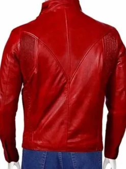 Asal Vision Biker Jackets | Daevil Ben Affleck Leather Jacket Red