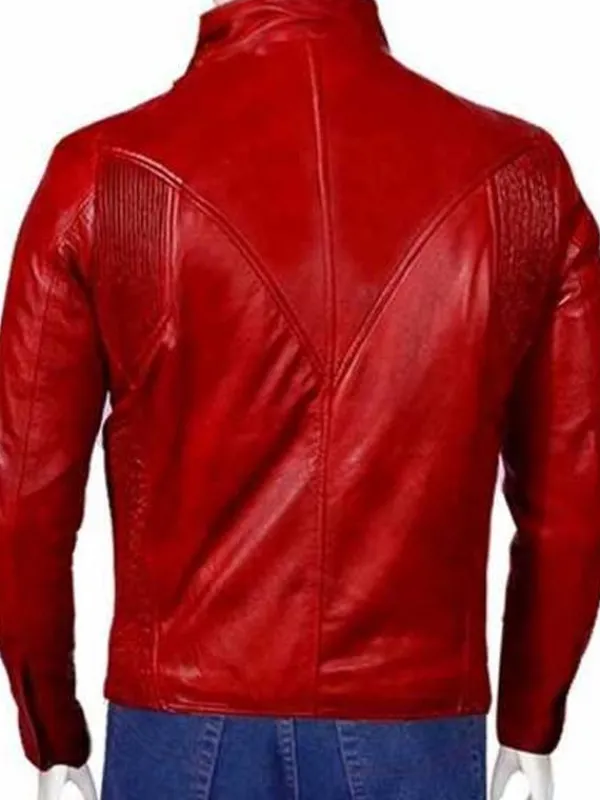 Asal Vision Biker Jackets | Daevil Ben Affleck Leather Jacket Red
