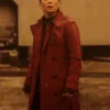 Asal Vision Women Coats | Dark Matter Season 1 Amanda Lucas Trench Coat Maroon