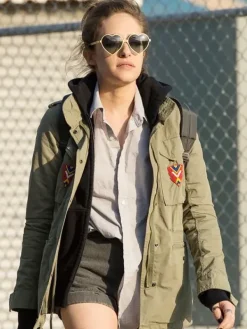 Asal Vision Cotton Jackets | Darlene Mr Robot Cotton Jacket Olive Green