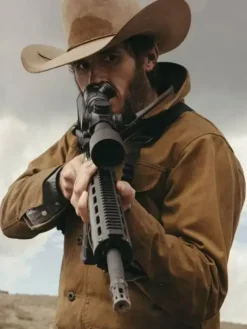 Asal Vision Cotton Jackets | Dave Annable Yellowstone Cotton Jacket Brown