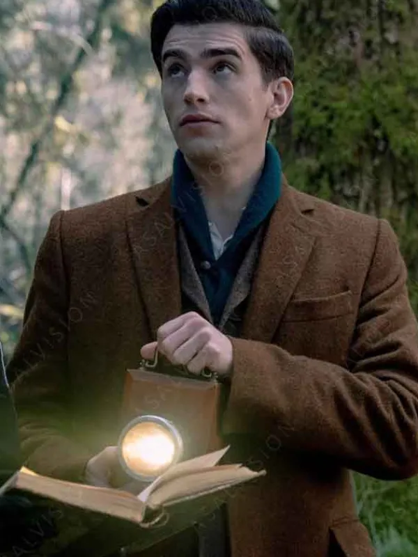 Asal Vision Men Coats | Dead Boy Detectives Edwin Paine Trench Wool Coat Brown