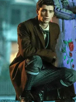 Asal Vision Men Coats | Dead Boy Detectives Edwin Paine Trench Wool Coat Brown