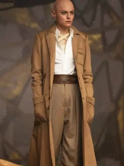 Asal Vision Women Coats | Deadpool & Wolverine 2024 Cassandra Nova Coat Camel