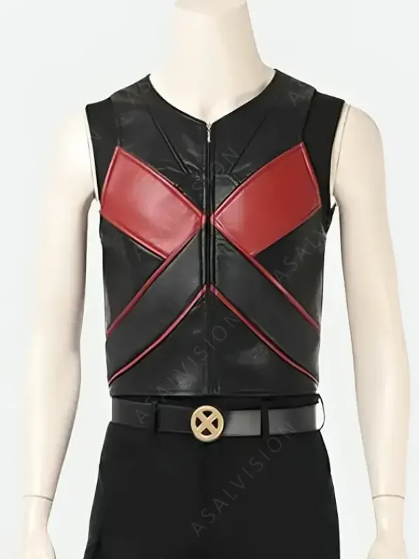 Asal Vision Vests | Deadpool Colossus Vest Black And Maroon