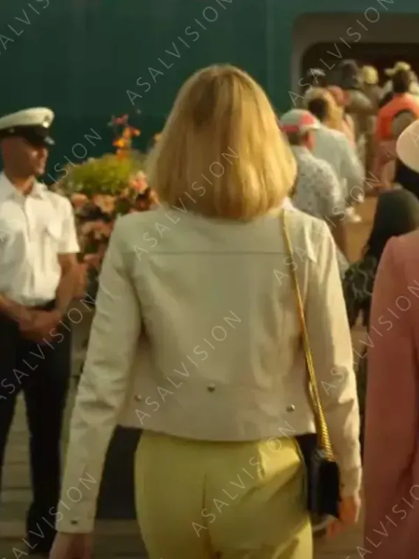 Asal Vision Leather Jackets | Death And Other Details Imogene Scott Leather Jacket White