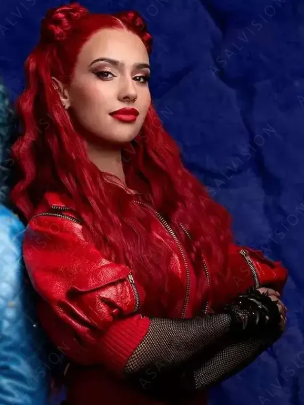 Asal Vision Leather Jackets | Descendants The Rise of Kylie Cantrall Jacket Red