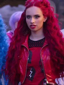 Asal Vision Leather Jackets | Descendants The Rise of Kylie Cantrall Jacket Red