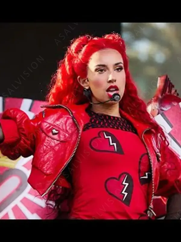 Asal Vision Leather Jackets | Descendants The Rise of Kylie Cantrall Jacket Red