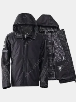 Asal Vision Cotton Jackets | Cotton Jackets | Destiny 2 Vault Of Glass Raid Jacket Black