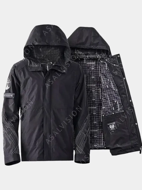Asal Vision Cotton Jackets | Cotton Jackets | Destiny 2 Vault Of Glass Raid Jacket Black