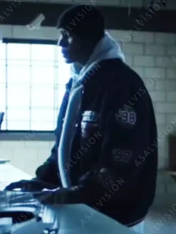 Asal Vision Cotton Jackets | Diamond Power Book IV Chicago Bull Varsity Jacket Black