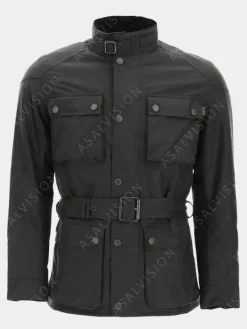 Asal Vision Cotton Jackets | Dimitri Belikov Vampire Academy Belted Jacket Black