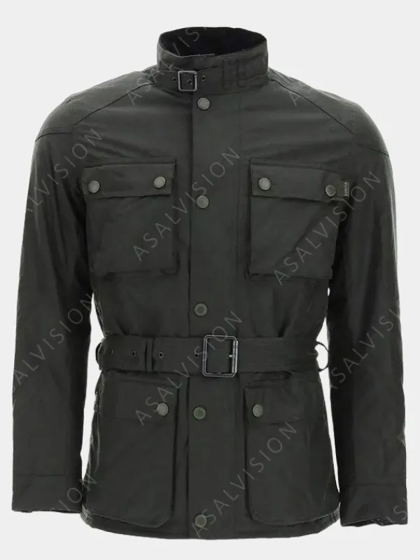 Asal Vision Cotton Jackets | Dimitri Belikov Vampire Academy Belted Jacket Black