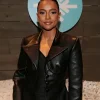 Asal Vision Women Coats | Divinity 2023 Karrueche Tran Leather Coat Black