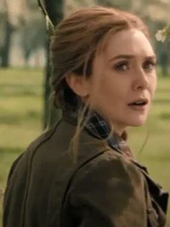 Asal Vision Cotton Jackets | Doctor Strange Elizabeth Olsen Jacket Brown