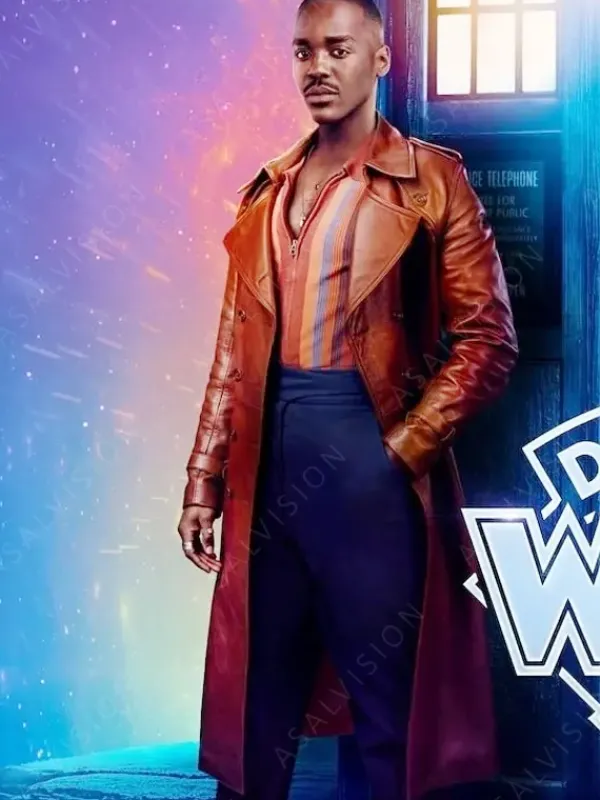 Asal Vision Men Coats | Doctor Who 15th Doctor Leather Coat Brown
