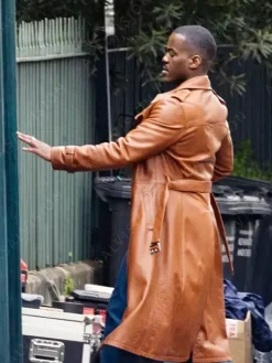 Asal Vision Men Coats | Doctor Who 15th Doctor Leather Coat Brown
