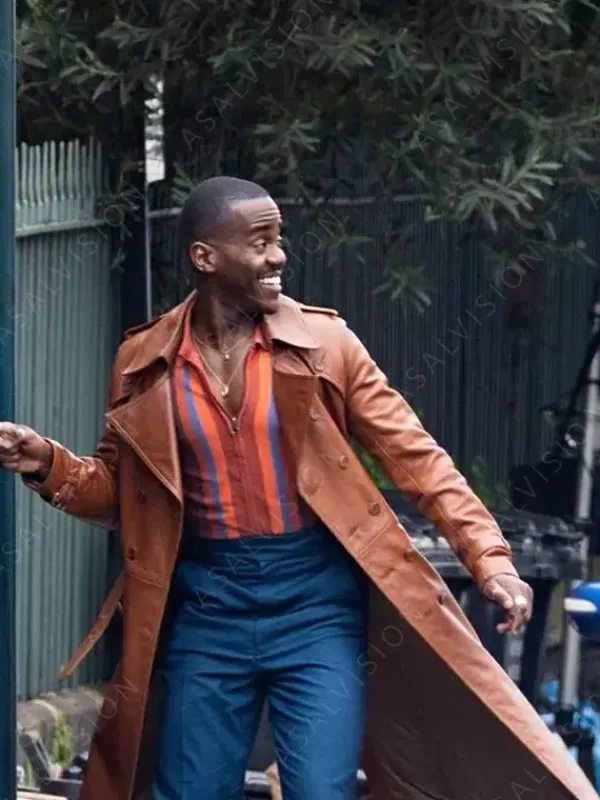 Asal Vision Men Coats | Doctor Who 15th Doctor Leather Coat Brown