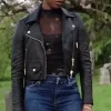 Asal Vision Black Jackets | Leather Jackets | Double Life 2023 Javicia Leslie Leather Jacket Black