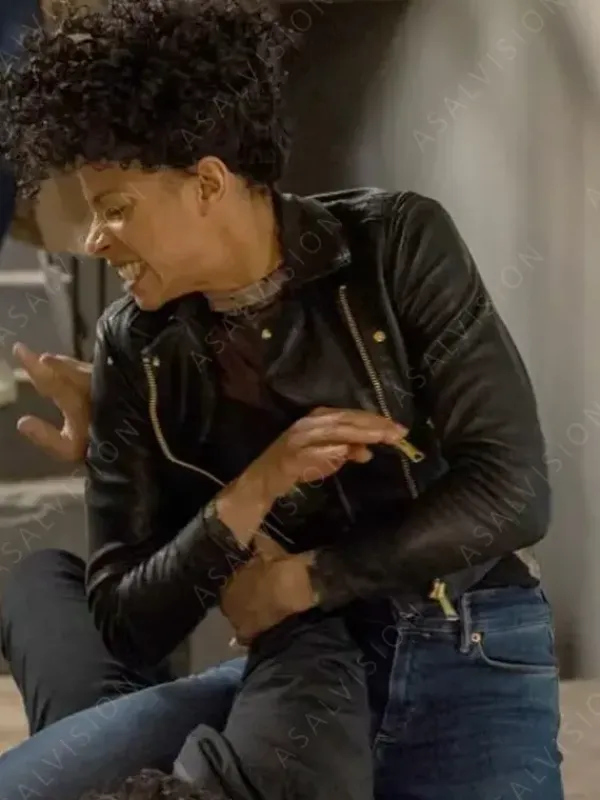 Asal Vision Black Jackets | Leather Jackets | Double Life 2023 Javicia Leslie Leather Jacket Black