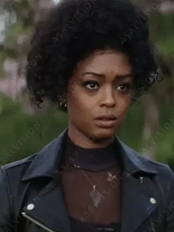 Asal Vision Black Jackets | Leather Jackets | Double Life 2023 Javicia Leslie Leather Jacket Black