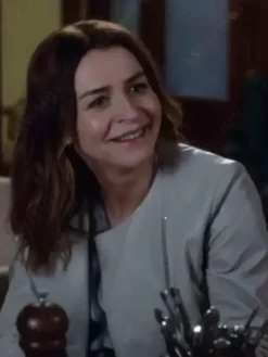 Asal Vision Cotton Jackets | Dr. Amelia Shepherd ’s Anatomy Season 15 Jacket Grey