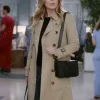 Asal Vision Women Coats | Dr. Meredith Grey Grey’s Anatomy Trench Coat Beige