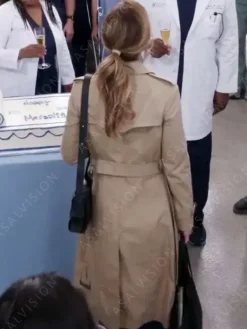 Asal Vision Women Coats | Dr. Meredith Grey Grey’s Anatomy Trench Coat Beige