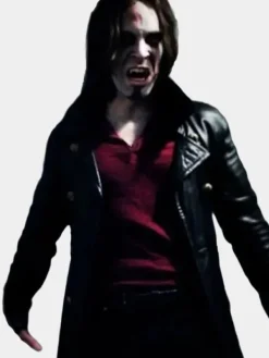 Asal Vision Men Coats | Dr. Michael Morbius 2022 Leather Coat Black