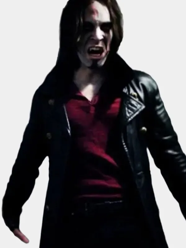 Asal Vision Men Coats | Dr. Michael Morbius 2022 Leather Coat Black