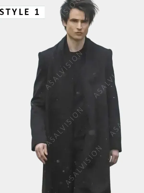 Asal Vision Men Coats | Dream The Sandman Long Coat Black
