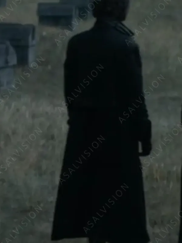 Asal Vision Men Coats | Dune Paul Atreides Wool Trench Coat Black