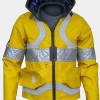 Asal Vision Leather Jackets | Edgerunners Cyberpunk 2077 David Martinez Jacket Yellow
