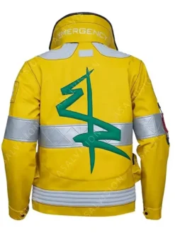 Asal Vision Leather Jackets | Edgerunners Cyberpunk 2077 David Martinez Jacket Yellow