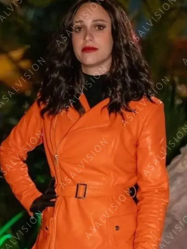 Asal Vision Leather Jackets | Elsa Bloodstone Werewolf by Night Leather Jacket Orange